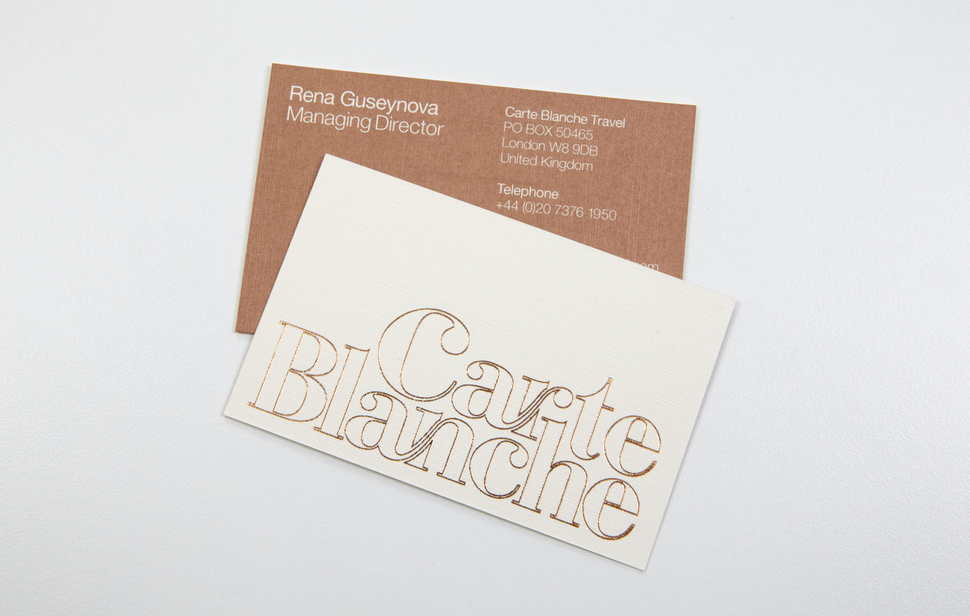 Carte Blanche Card Nerd