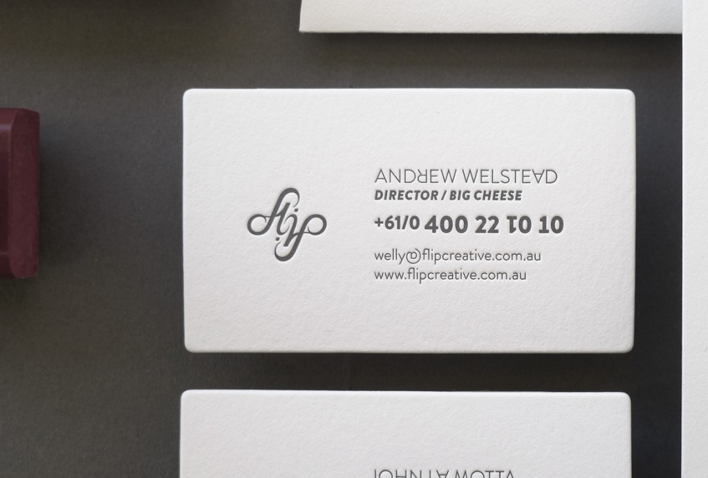 Flip - Business Card Design Inspiration | Card Nerd